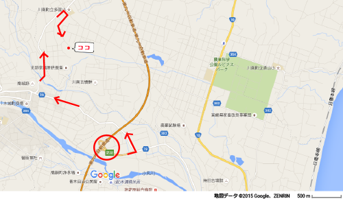 車のための地図